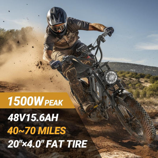 Electric Bike Peak Power 1500W