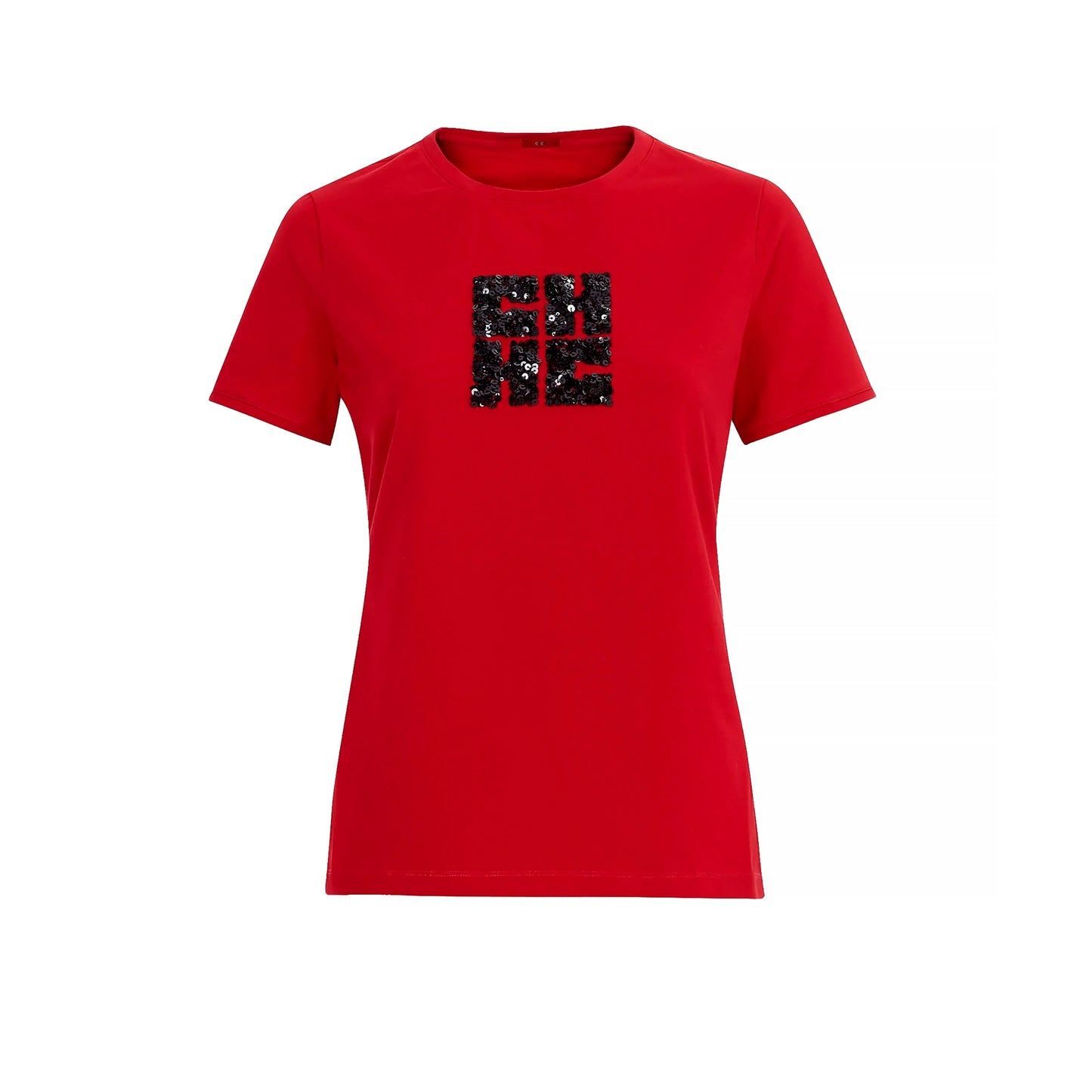 CHCH Summer Women's T-shirt Casuals Basic Fashionable Solid Lady Short Sleeve Loose Luxury Brand Tops Shirts Tops